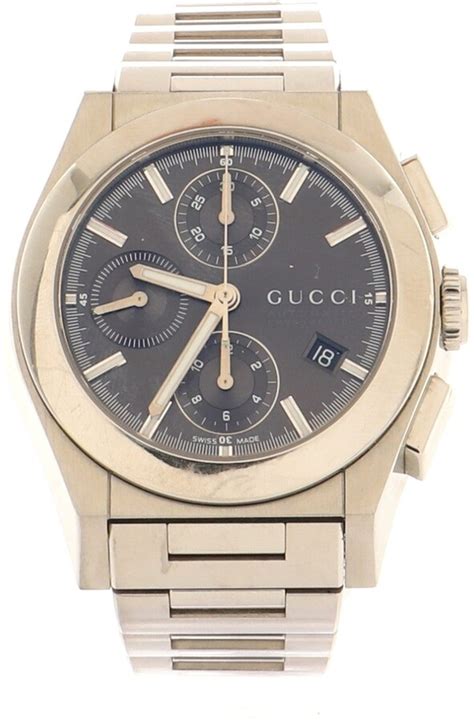 swiss made gold gucci watches|Gucci pantheon chronograph watch.